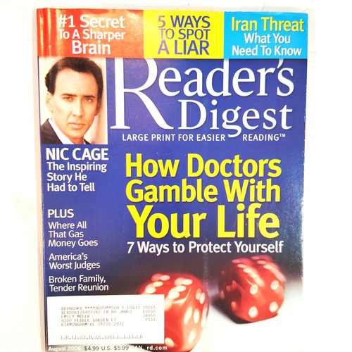 Reader digest august - reader's,
